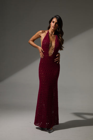 Noir maxi dress