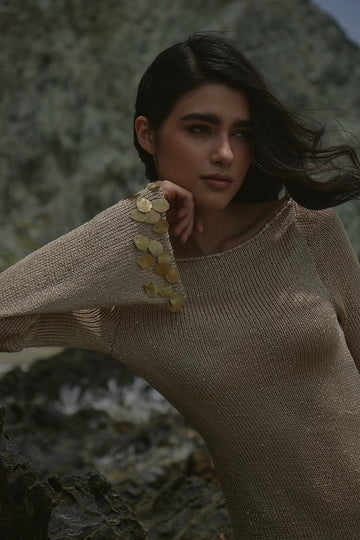 SIENNA SEQUIN GOLD