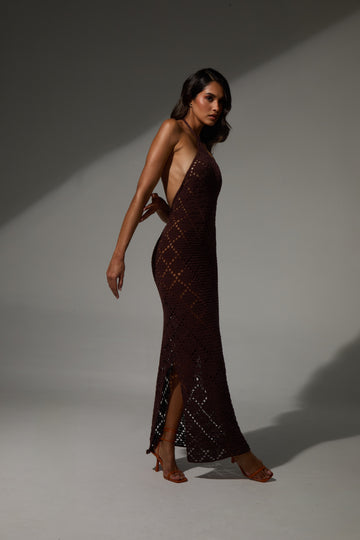 Mocca maxi dress